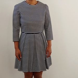 Woman's Striped Fit and Flare Mini